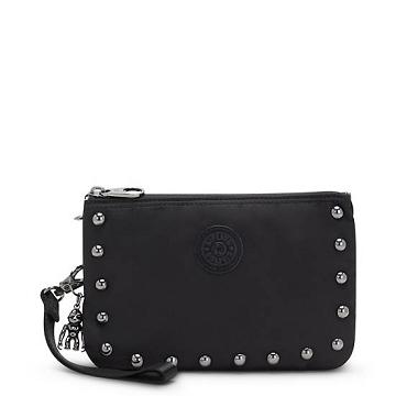 Kipling Creativity Extra Large Metallic Wristlet Taske Sort | DK 2064FD